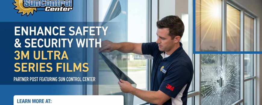 safety security films installed by Sun Control Center